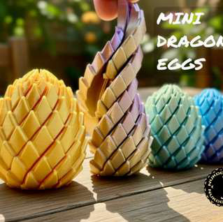 Mini ovos de dragão