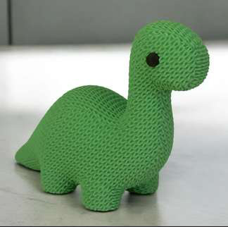 Dinosauro de tricô